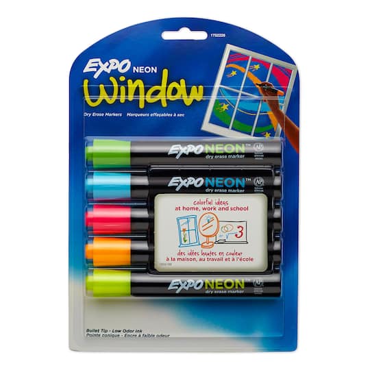 6 Packs: 5 ct. (30 total) Expo® Neon Dry Erase Markers
